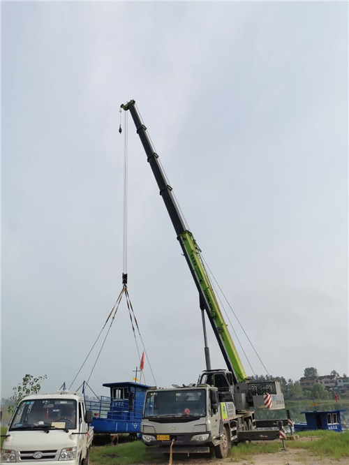 黄陵县桥梁建设吊装案例